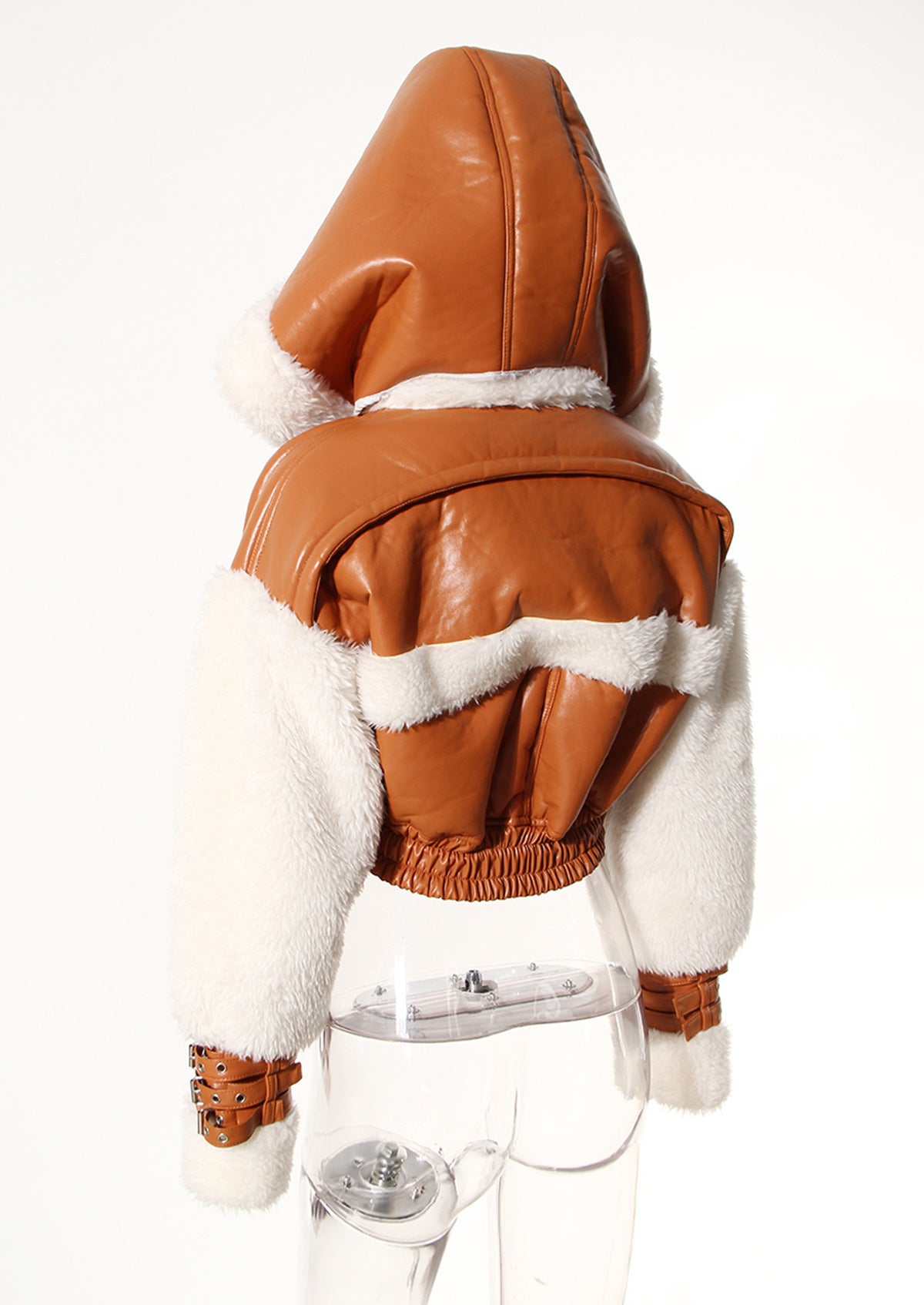 One-piece Lamb Fur Short Jacket