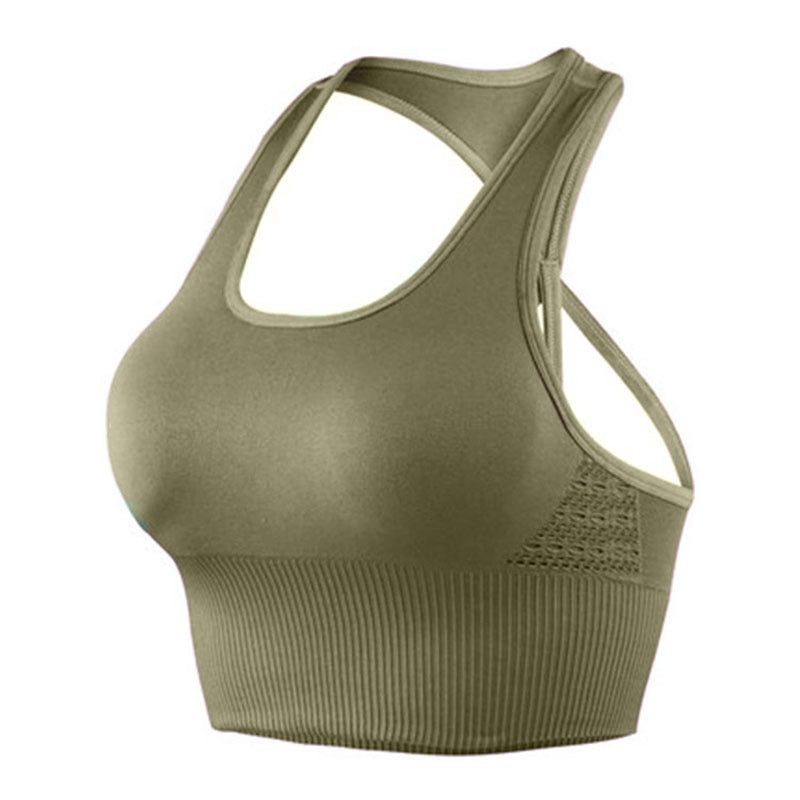 Shockproof Sports Bra Tight-fitting Fitness Seamless Yoga Wear