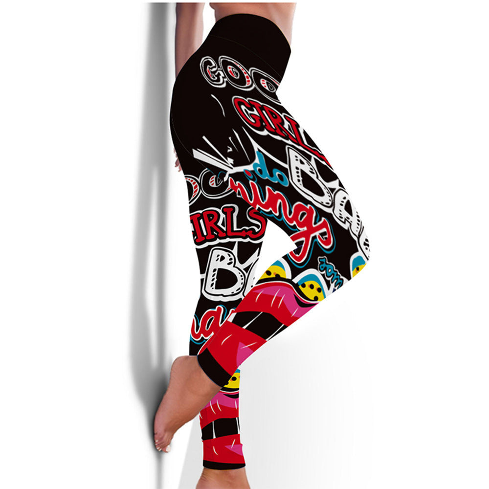 New Fitness High Elasticity Sweat-Absorbent Digital Print