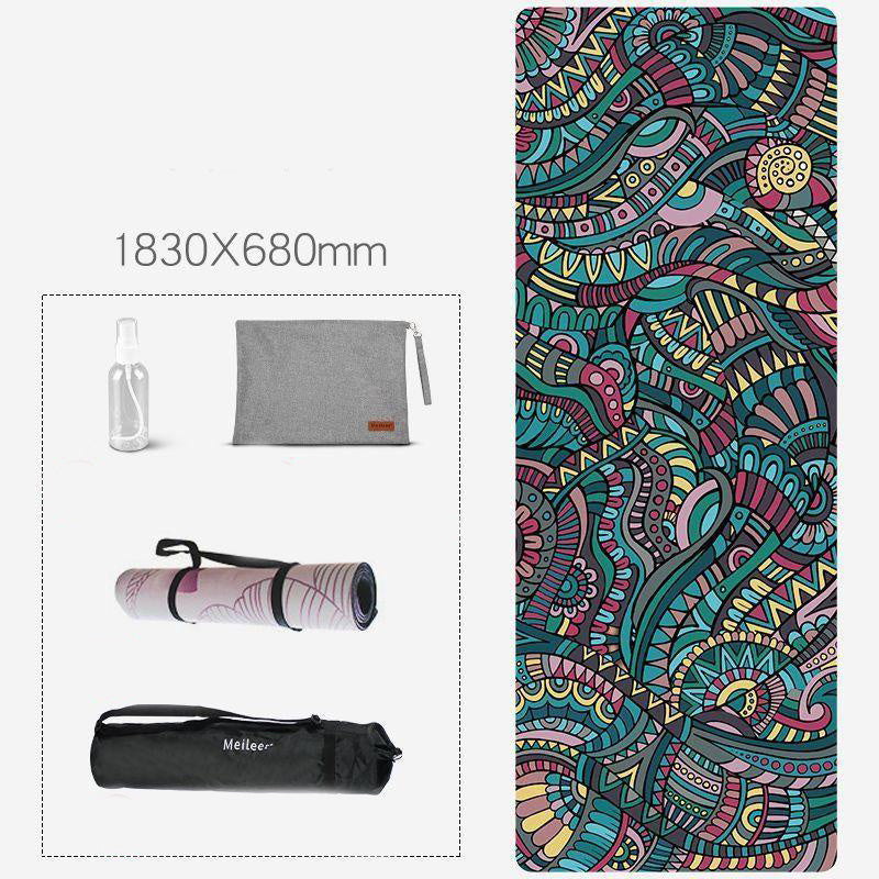 Printed Rubber Yoga Mat