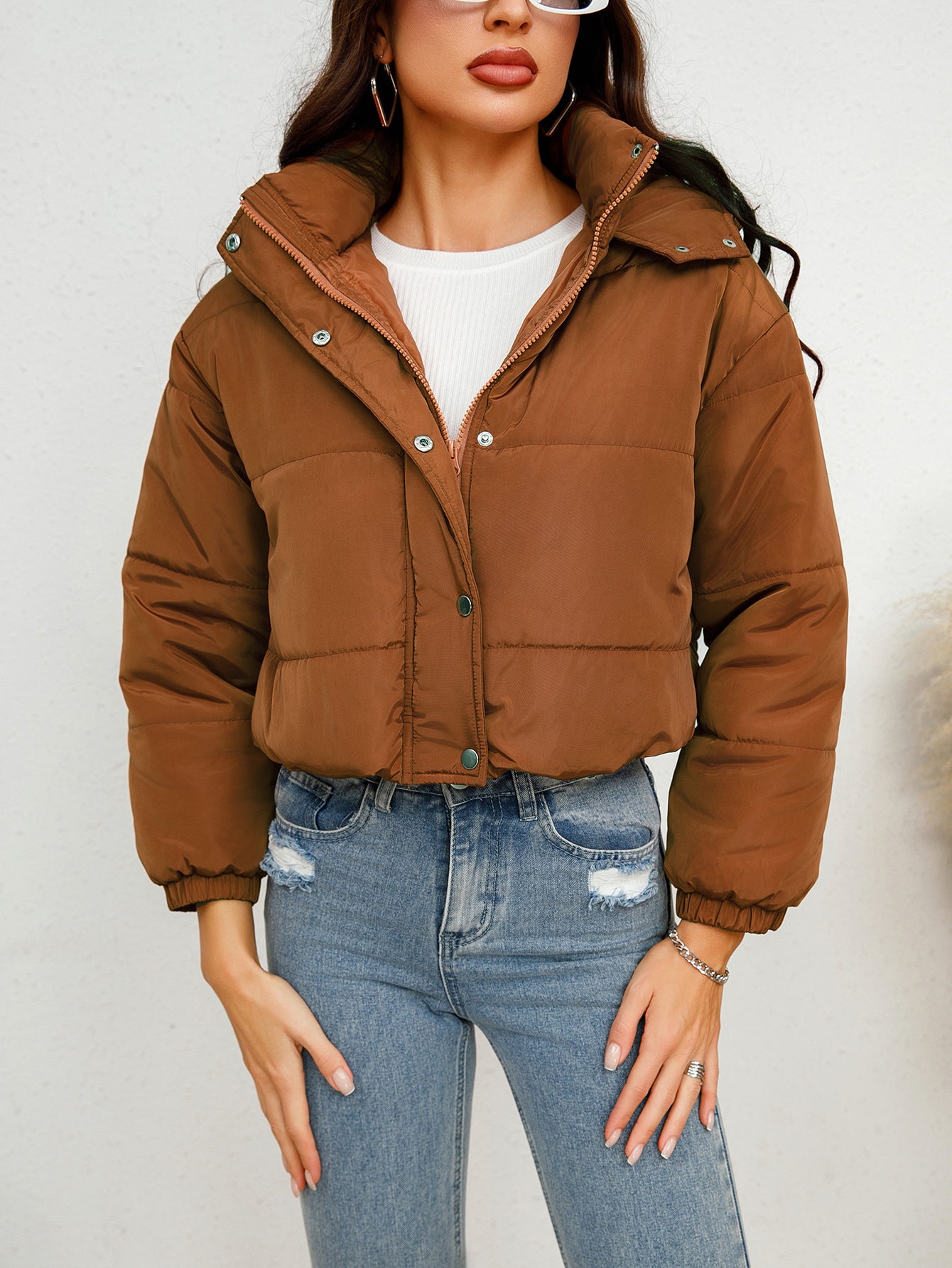 Hooded Short Cotton Jacket