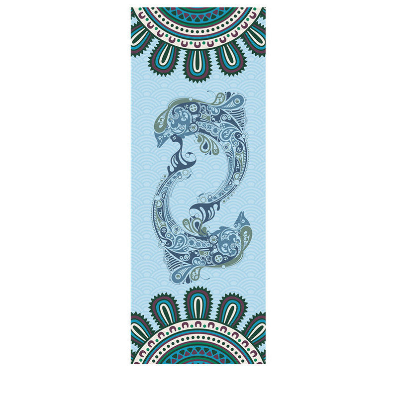 PU Rubber Suede Yoga Mat