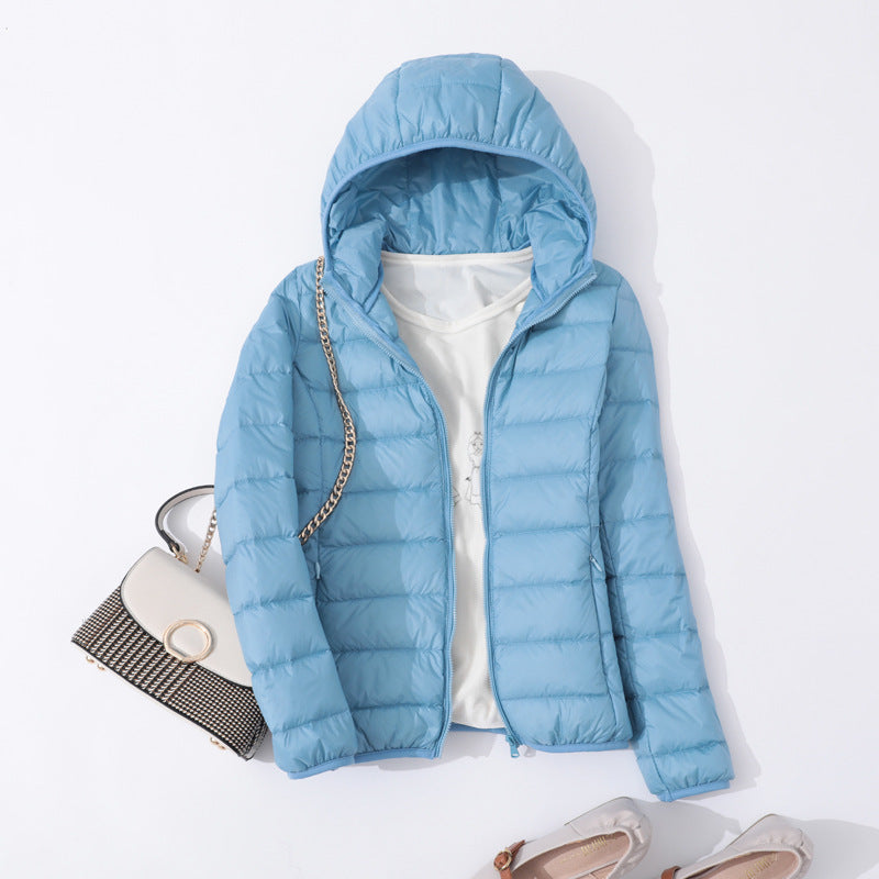 Slim Portable Short Down Jacket