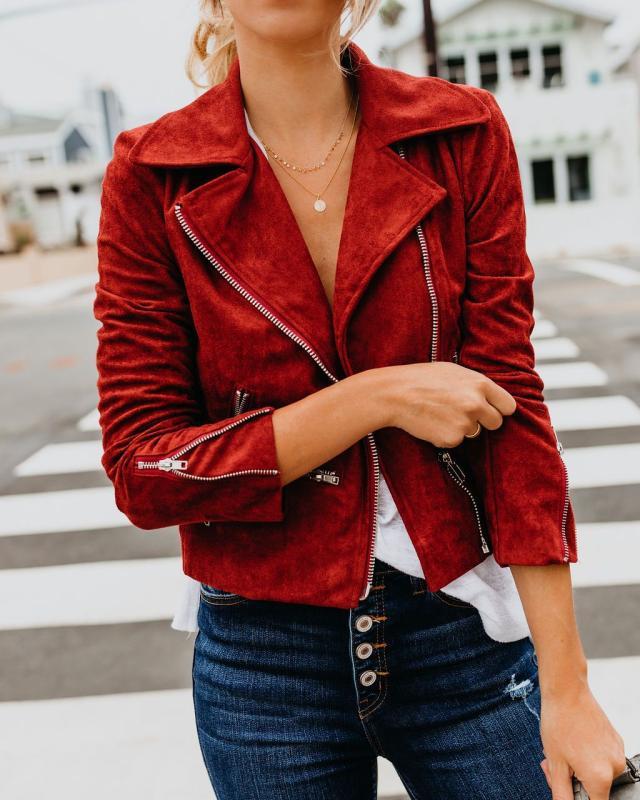 Zipper Short Jacket