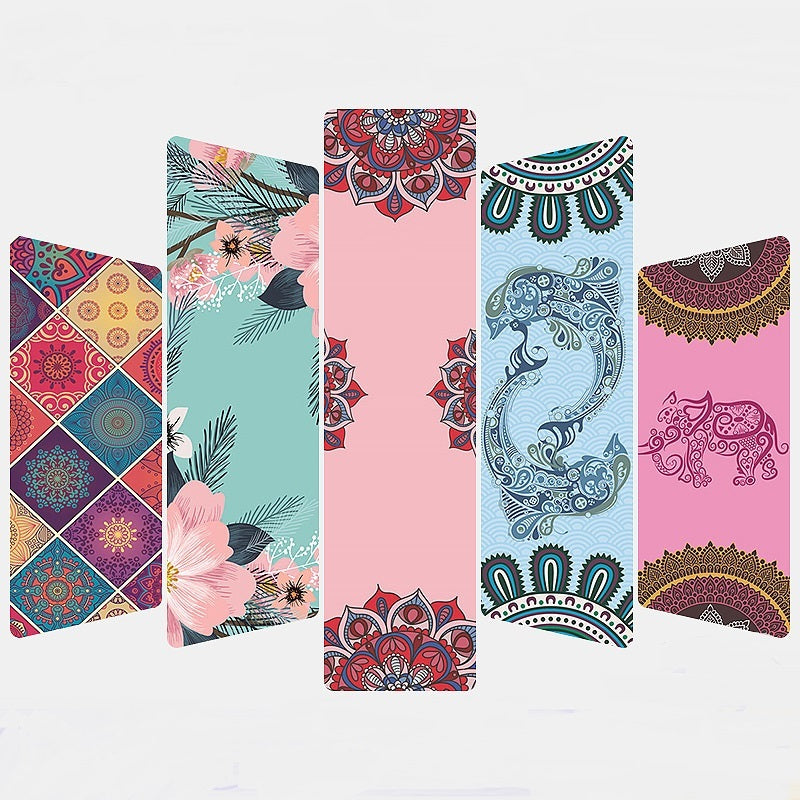 PU Rubber Suede Yoga Mat