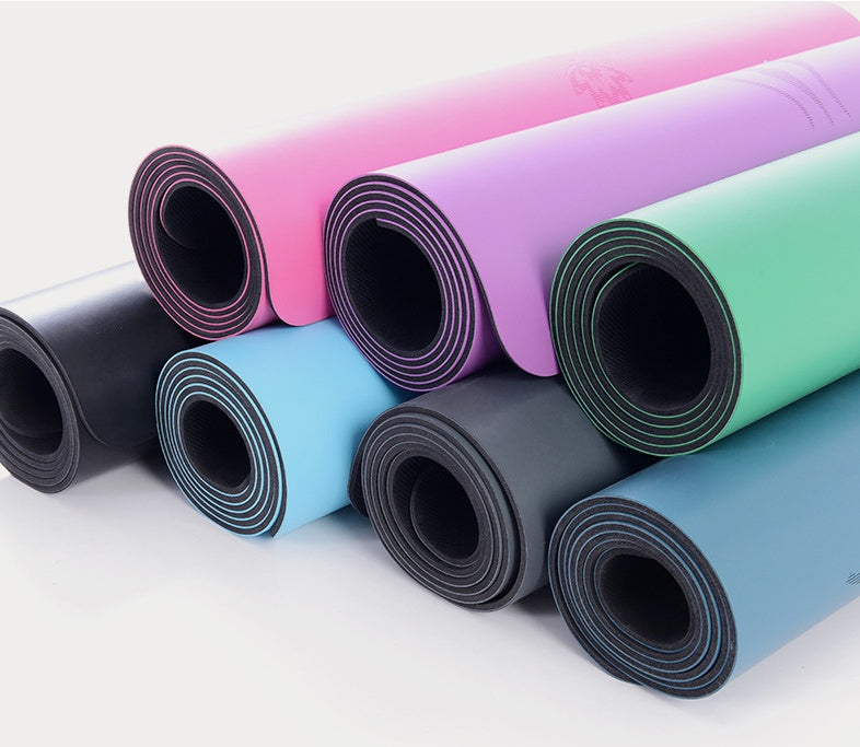 5mm Natural Rubber Suede High-end Non-slip Yoga Mat
