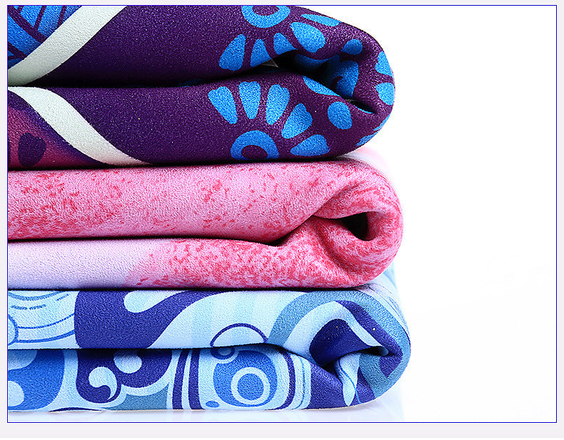 PU Rubber Suede Yoga Mat