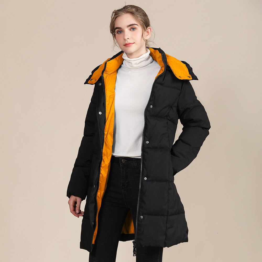 Thickened Contrast Color Cotton Jacket