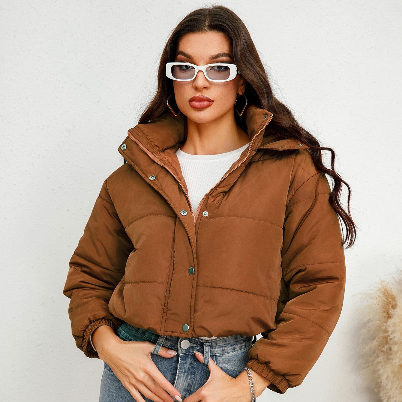 Hooded Short Cotton Jacket
