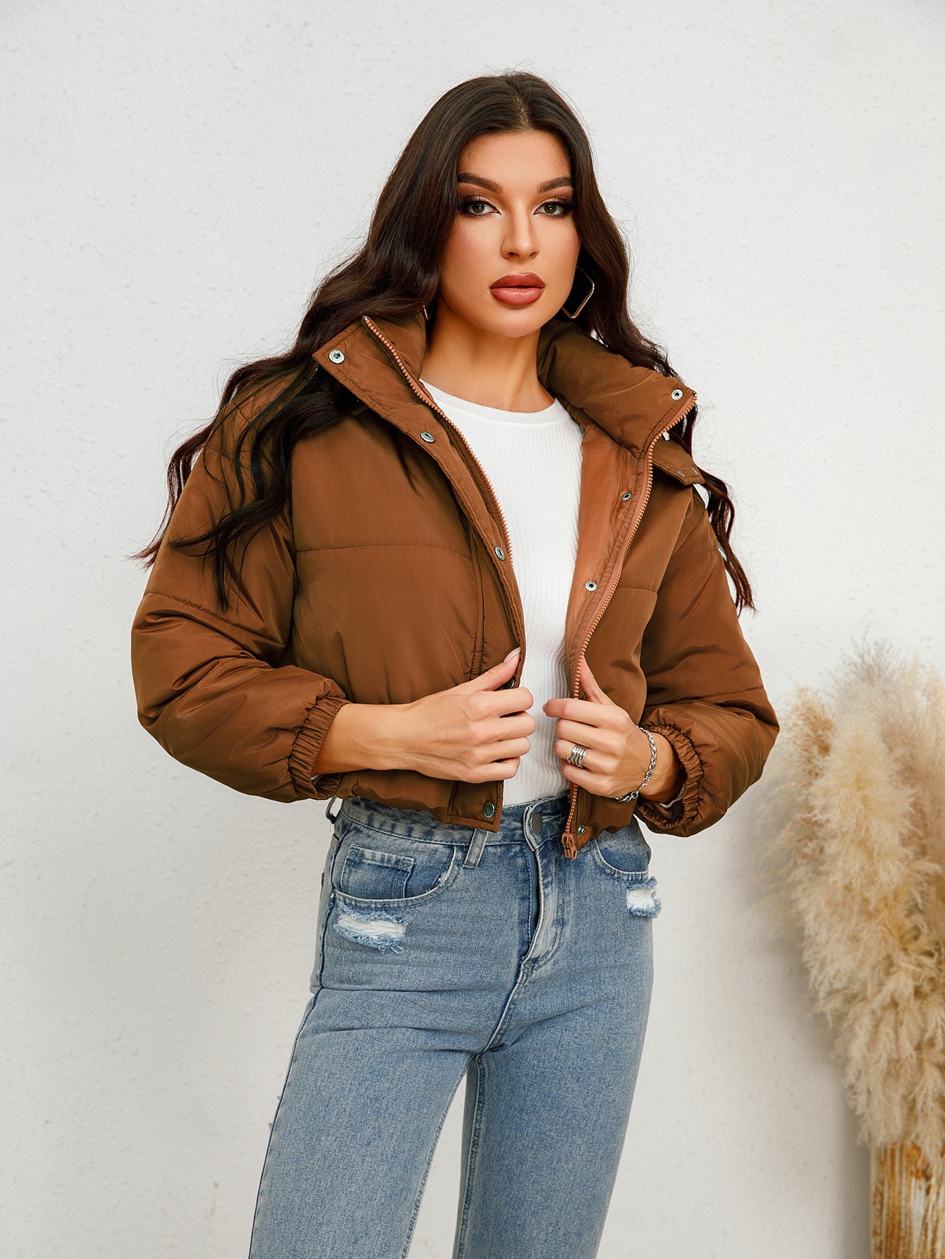 Hooded Short Cotton Jacket