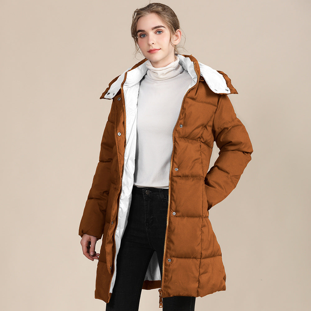 Thickened Contrast Color Cotton Jacket