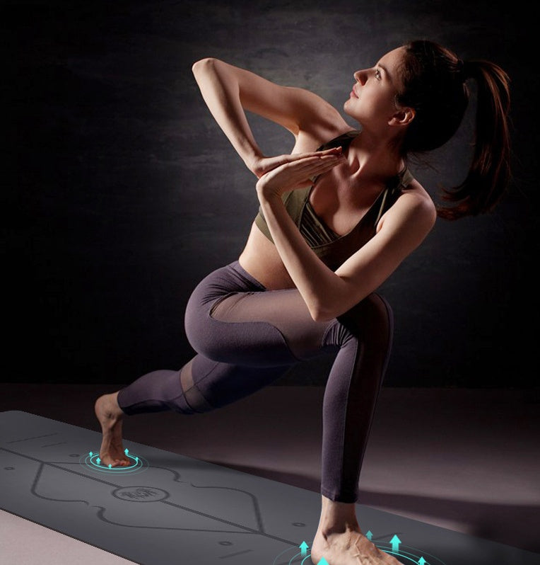 5mm Natural Rubber Suede High-end Non-slip Yoga Mat