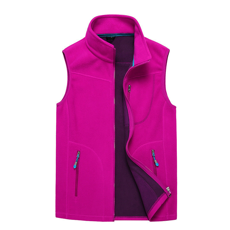 Fleece Vest Couple Style Jacket