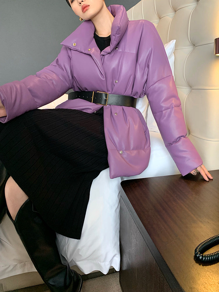 Khaki Short Down Women's Jacket