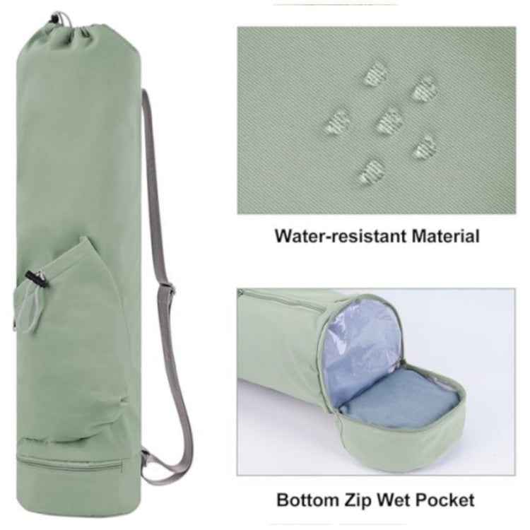 Yoga Mat Bag With Water Bottle Pocket