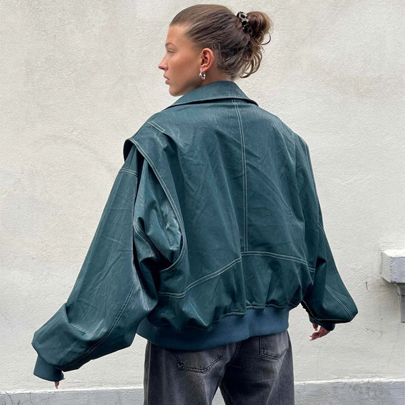 Retro Jacket Cool Stand Collar