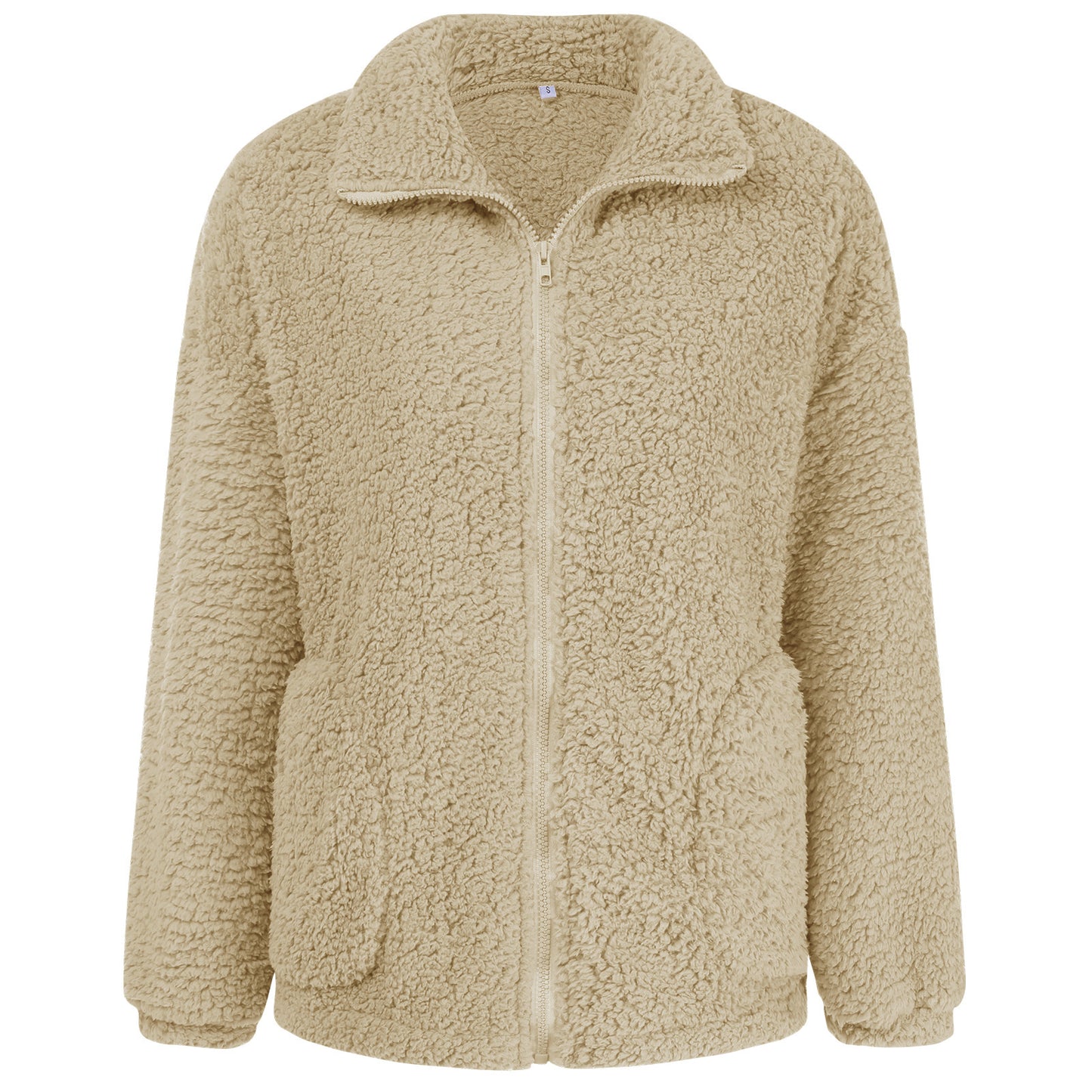 Fashionable Plush Warm Women's Jacket