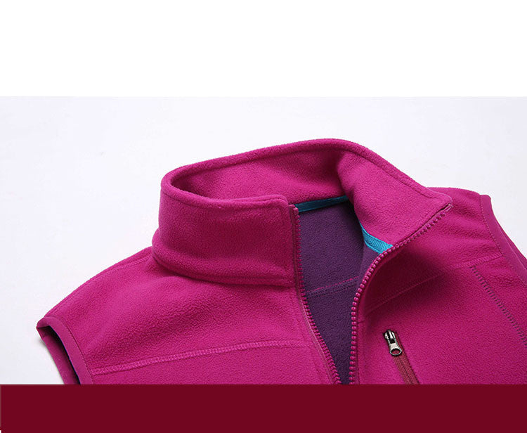 Fleece Vest Couple Style Jacket