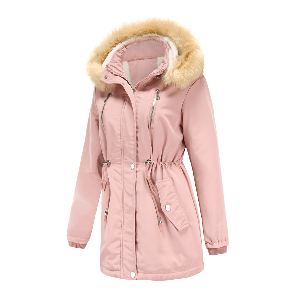 Detachable Hooded Feece Jacket Women