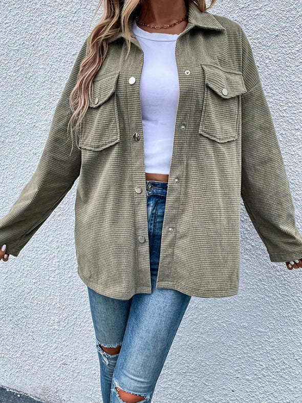 Autumn Retro Lapel Jacket Coat