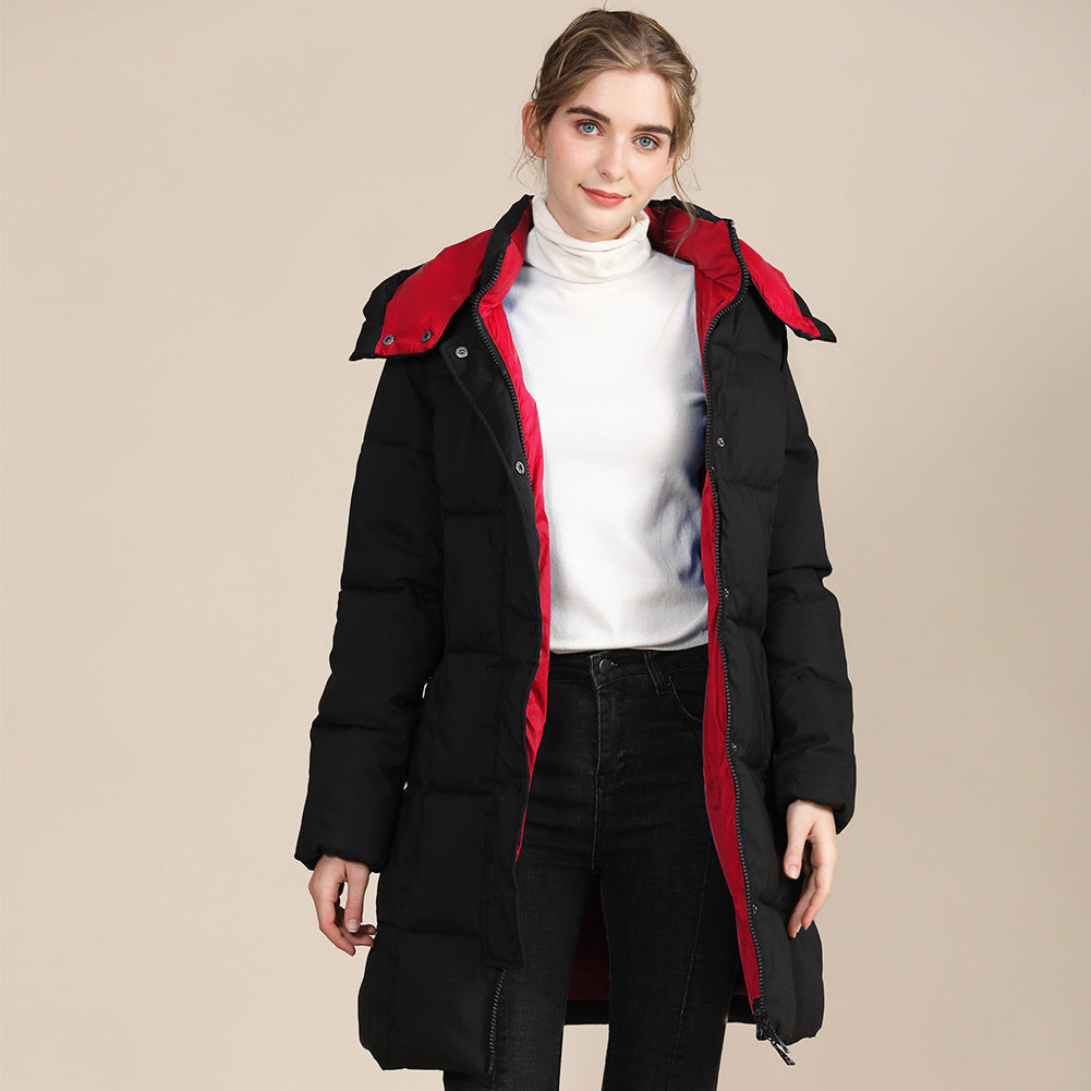 Thickened Contrast Color Cotton Jacket