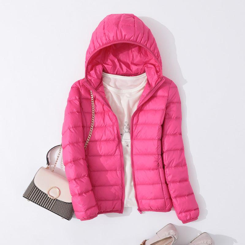 Slim Portable Short Down Jacket