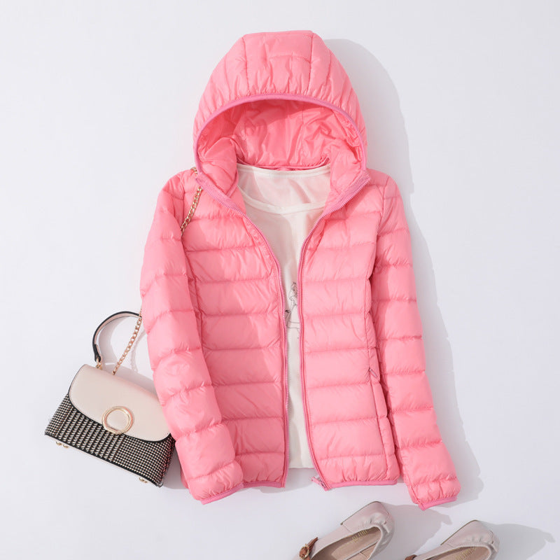 Slim Portable Short Down Jacket
