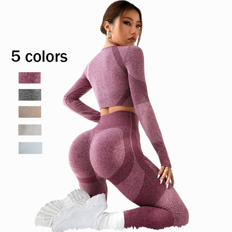 Peach Hip Workout Clothes Sportswear