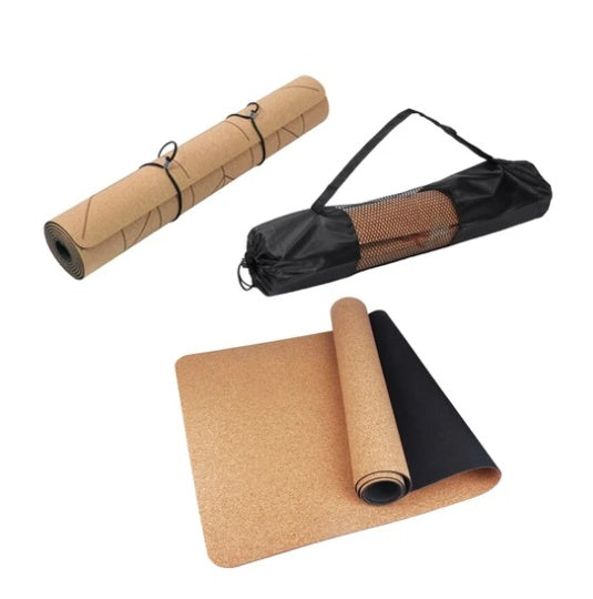 Wooden Yoga Mat 5mm Mat Non-slip Wear-resistant