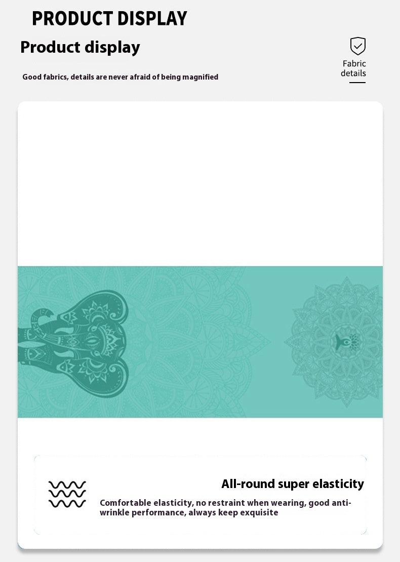 Non Slip Professional Yoga Mat Print
