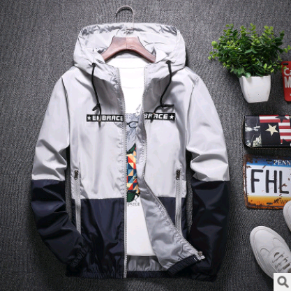 Autumn/Spring hooded jacket