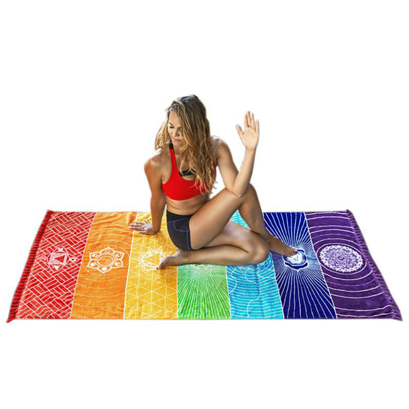 Bohemia Mandala Blanket Beach Yoga Mat