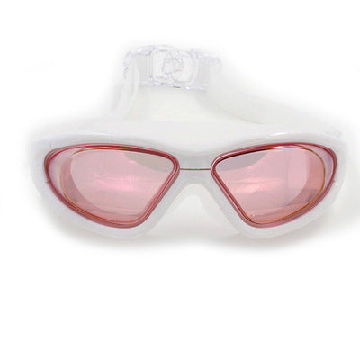 Waterproof Hair Care No Head Big Frame Swimming Goggles