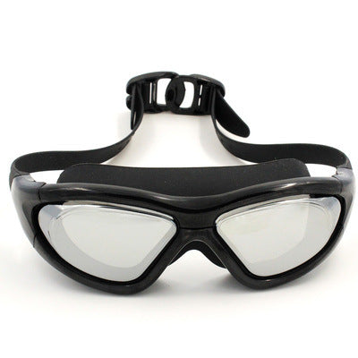 Waterproof Hair Care No Head Big Frame Swimming Goggles