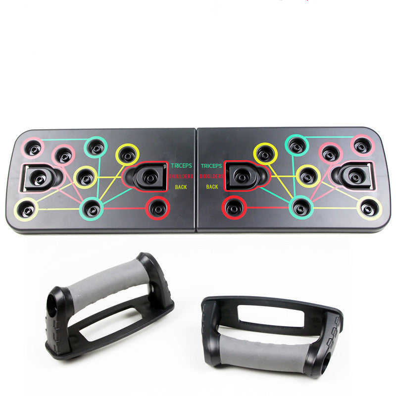 Push-Up Stand Board with Resistance Bands