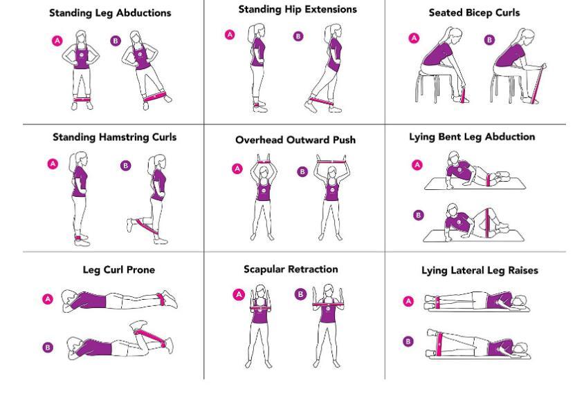 Resistance Bands for Yoga Stretch