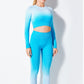 Long Sleeve Suit Women Seamless Gradient Fitness Wear