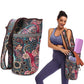 Canvas Yoga Bag Backpack with Large Size Zipper