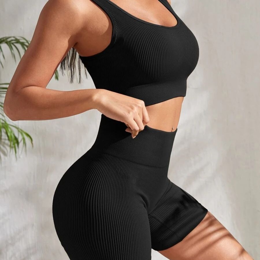 Yoga Clothes Shorts Sports Suit Women