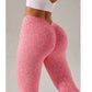 V Waist Double Hip Lifting Leopard Print Yoga Pants