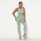 Mesh Camo Seamless Slim Fit Yoga Wear Tracksuit