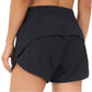 Women's Sports Running Shorts High Waist Pocket Yoga Pants