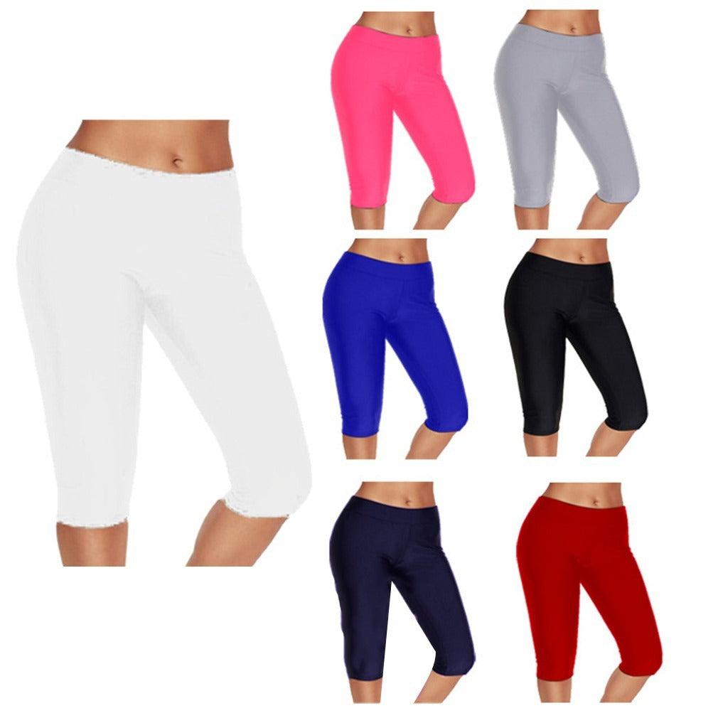 Summer Sports Cropped Pants Slim Yoga Leggings