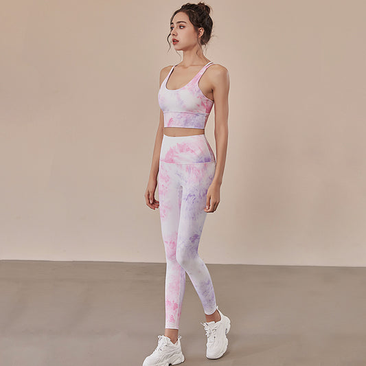 Tie-Dye Yoga Wear Outdoor Sports