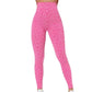 V Waist Double Hip Lifting Leopard Print Yoga Pants