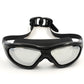 Waterproof Hair Care No Head Big Frame Swimming Goggles