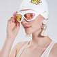 Waterproof Hair Care No Head Big Frame Swimming Goggles