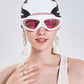 Waterproof Hair Care No Head Big Frame Swimming Goggles